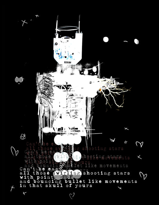 "Shooting Stars in Skulls in Love," kB Echo Frame, Nascent Edition, the First Batch