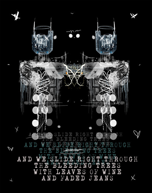 "Leaves of Wine and Faded Jeans," kB Echo Frame, Nascent Edition, the First Batch