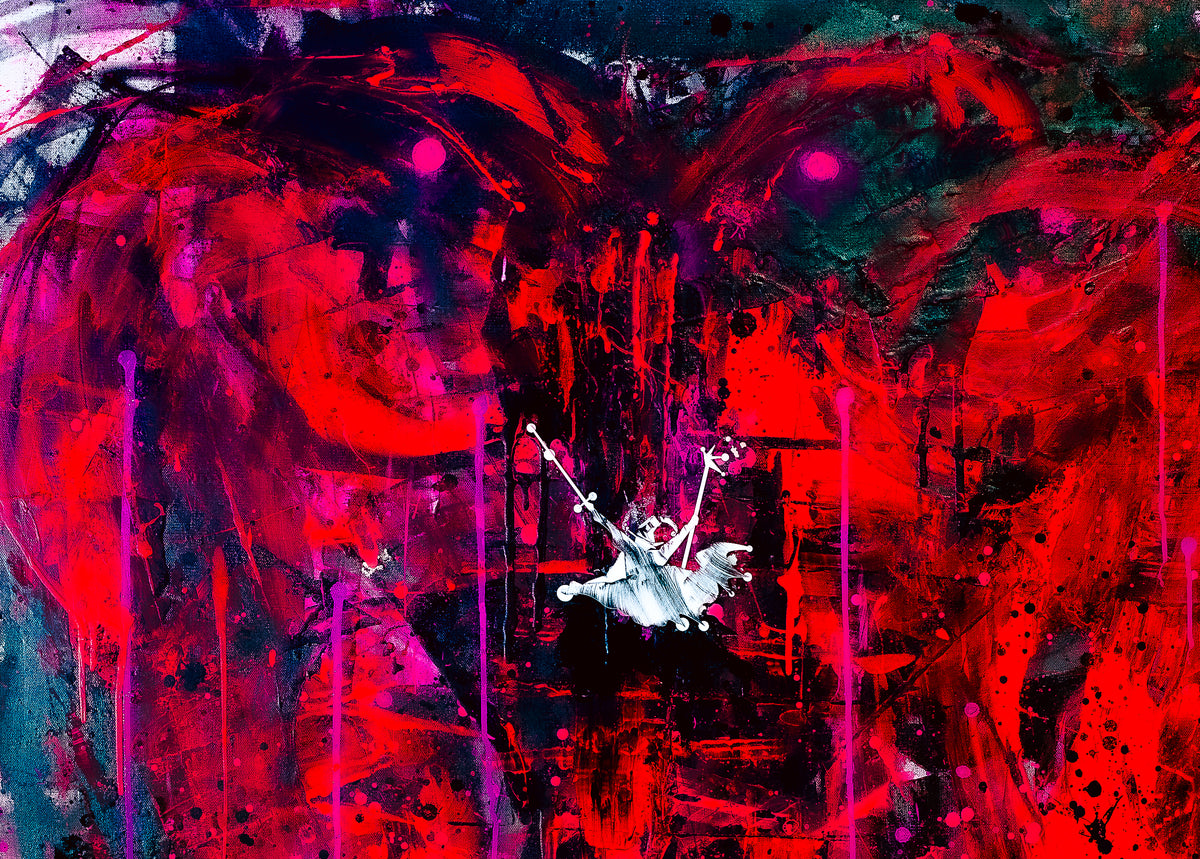 Balrog, A Gandalf Calisthenics Failure - Kodama Bebop Analog Original Painting