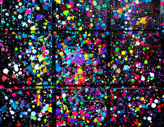 That's not Jupiter - Kodama Bebop Analog Original Painting (size)