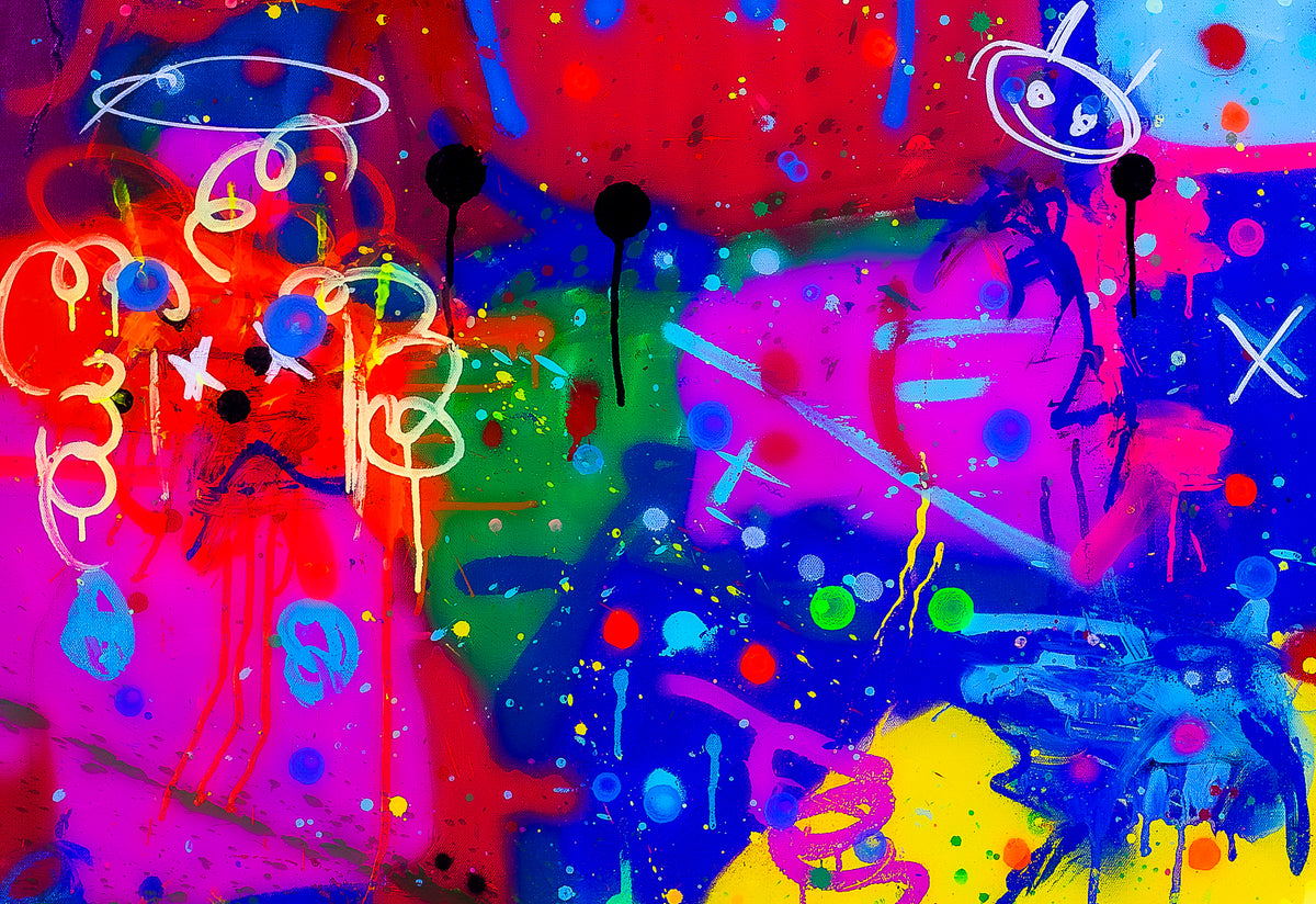 The Love Cats - BOTH Paintings - Kodama Bebop Analog Original Painting(s)