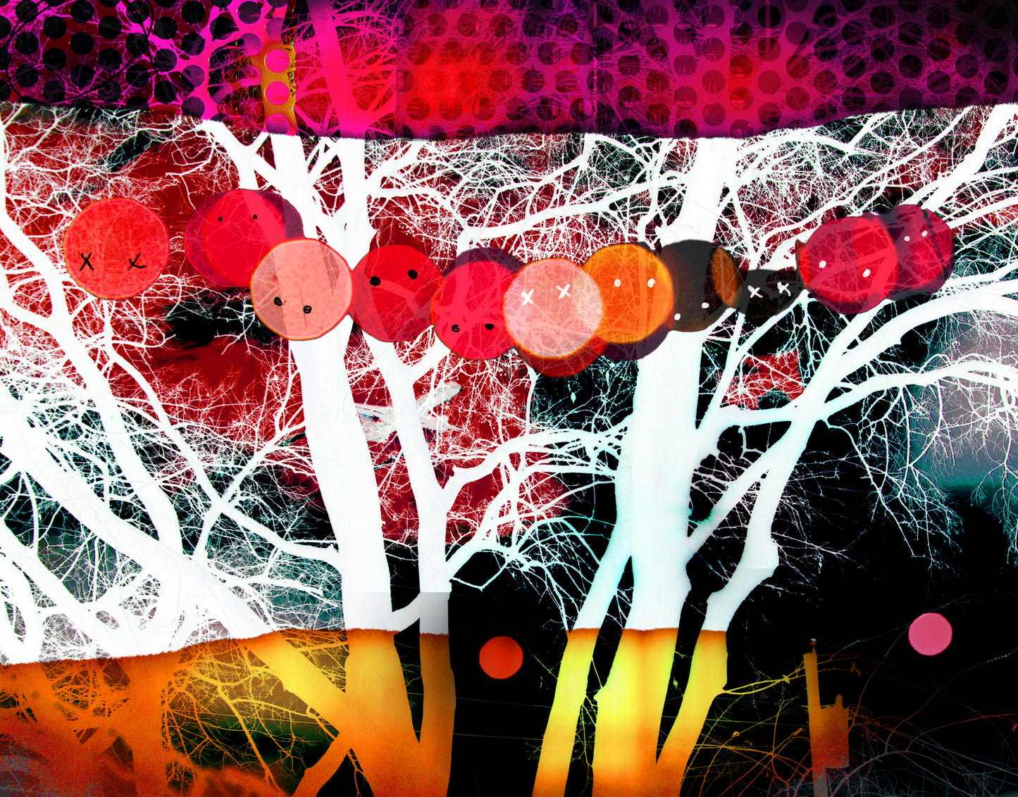 "Snow Night of Fright and Slow Glow" - Kb Echo Frame, Nascent Edition, the First Batch