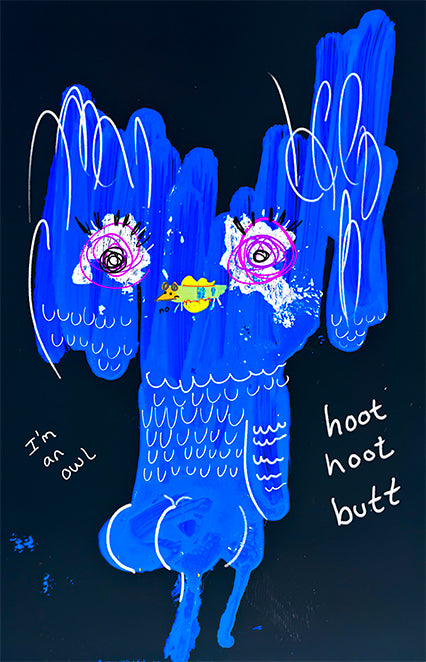 Owl Butt - kB Tee Shirt