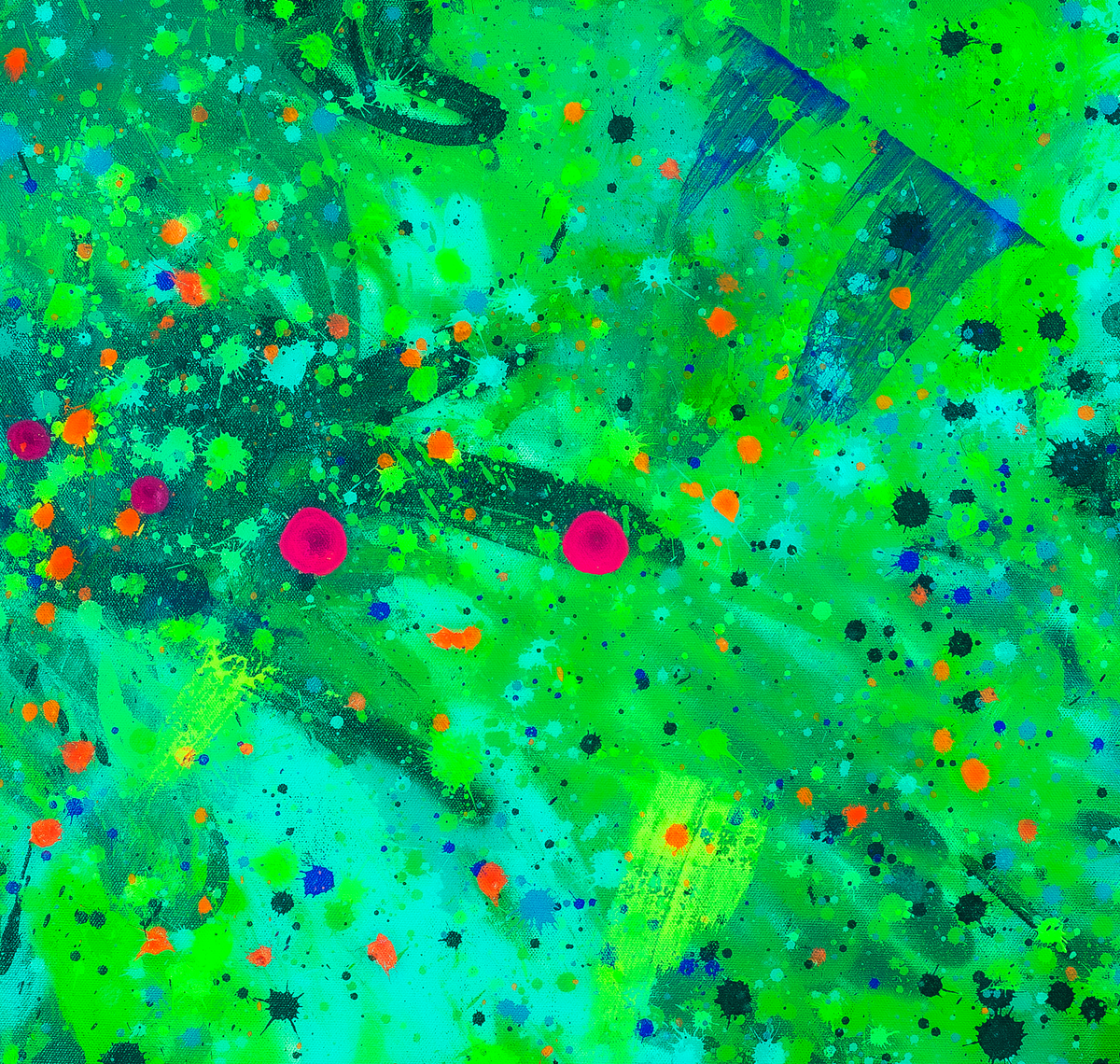 Space Spider - Kodama Bebop Analog Original Painting