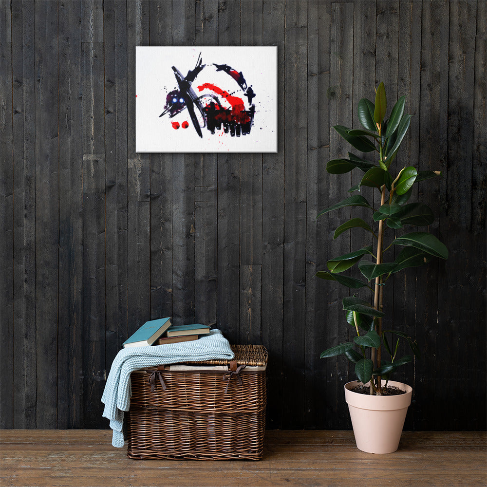 We Only go Out at Night - Kb Canvas rePrint