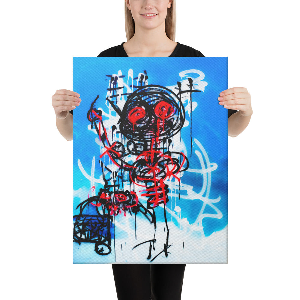 Follow Me Go Shopping, ay, MGS with You, awawao - Kb Canvas rePrint