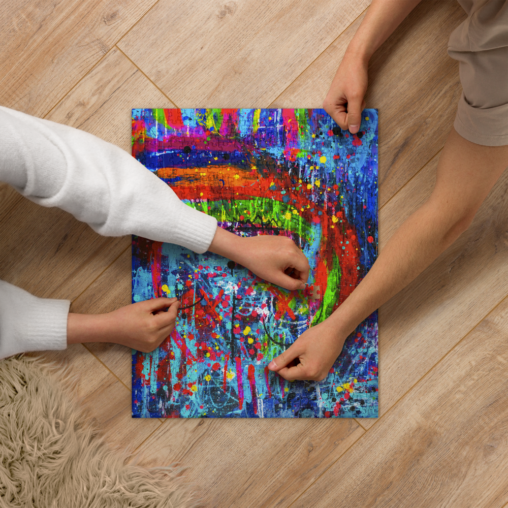 Kb Puzzle - Oliphant the Elephant - KB Reprint of an Original Painting