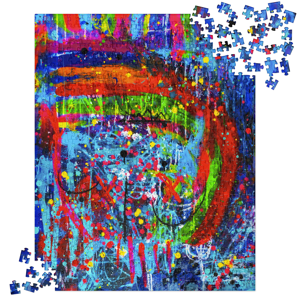 Kb Puzzle - Oliphant the Elephant - KB Reprint of an Original Painting