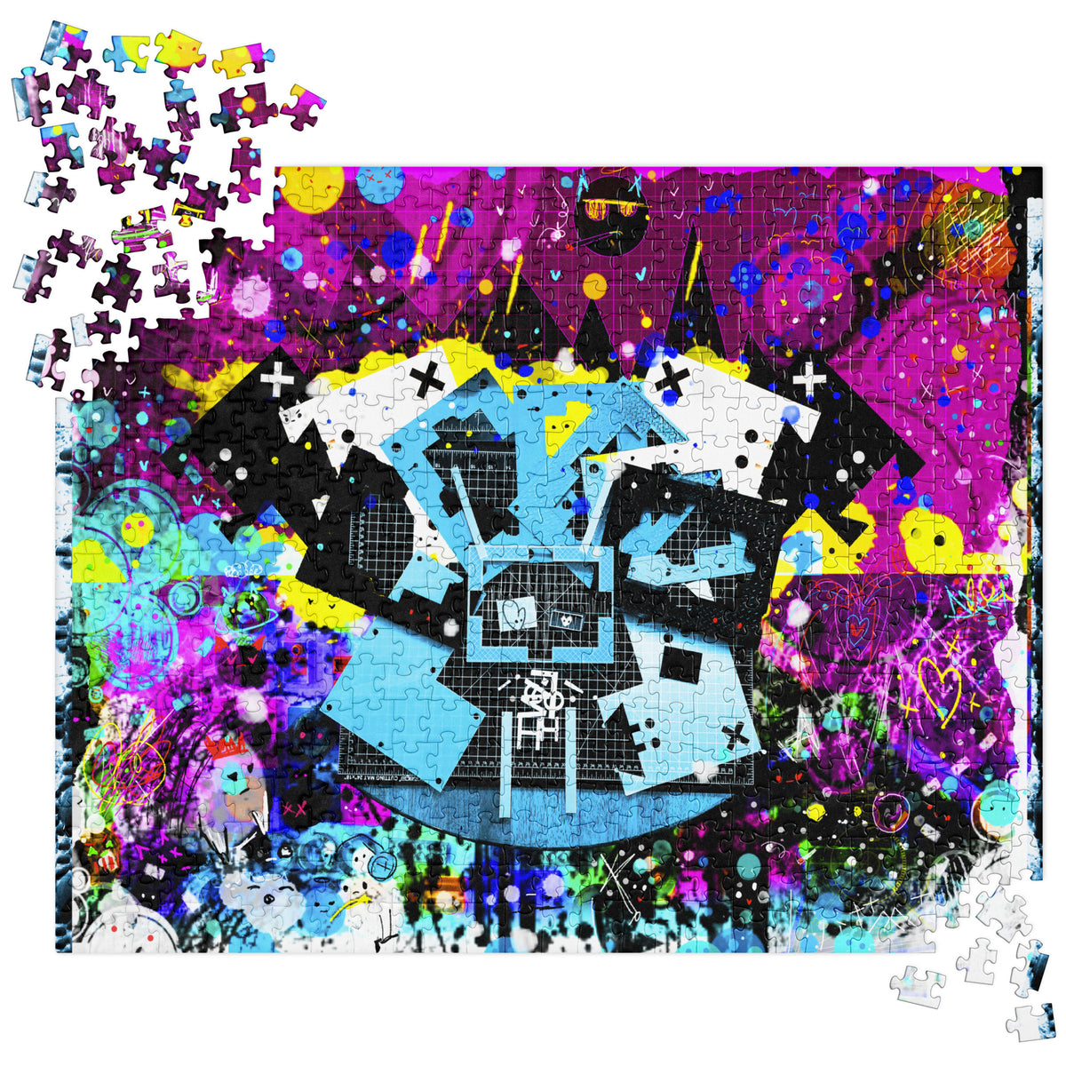 kB Puzzle - Robo Sad DigiDoodle