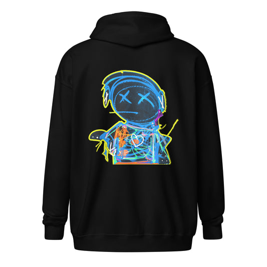 Headphone Jack - Blue/Yellow Edition - KB Zipp Hoodie