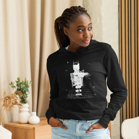 Shooting Stars in Skull Lit Skies - Kb Tee Hoodie