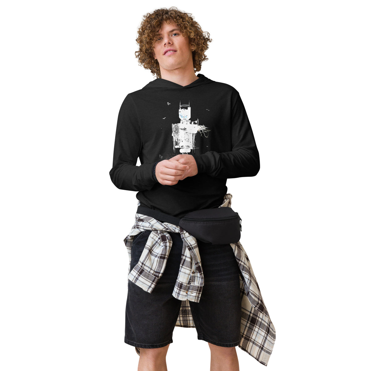 "Shooting Stars in Skull Lit Skies" Kb Tee Hoodie