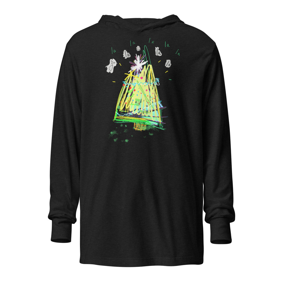 "Fa, la la la, la... tree." Kb Tee Hoodie