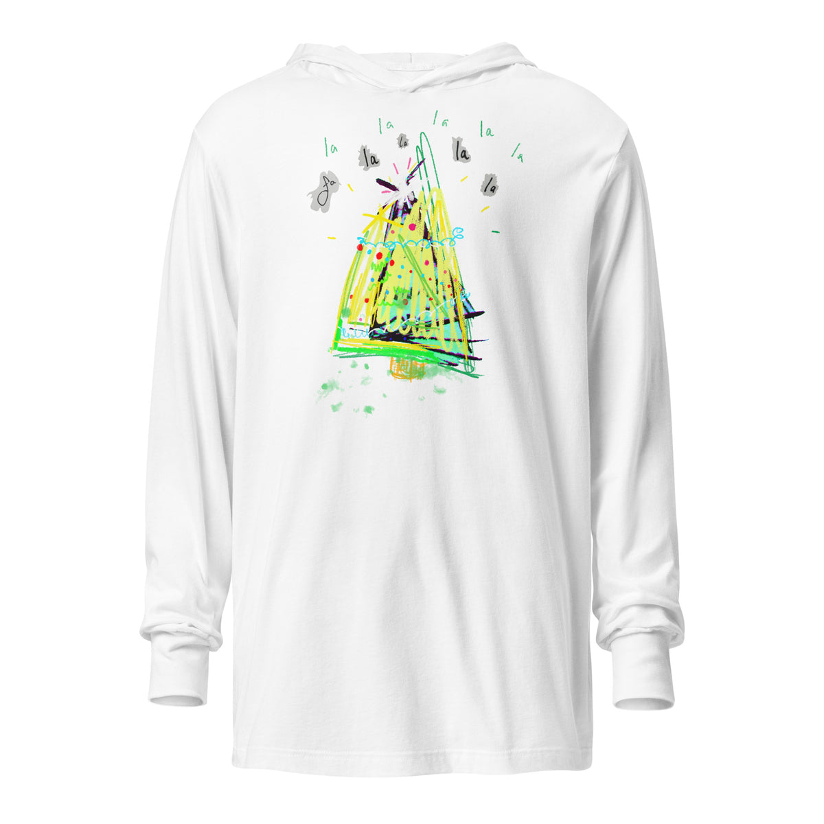 "Fa, la la la, la... tree." Kb Tee Hoodie
