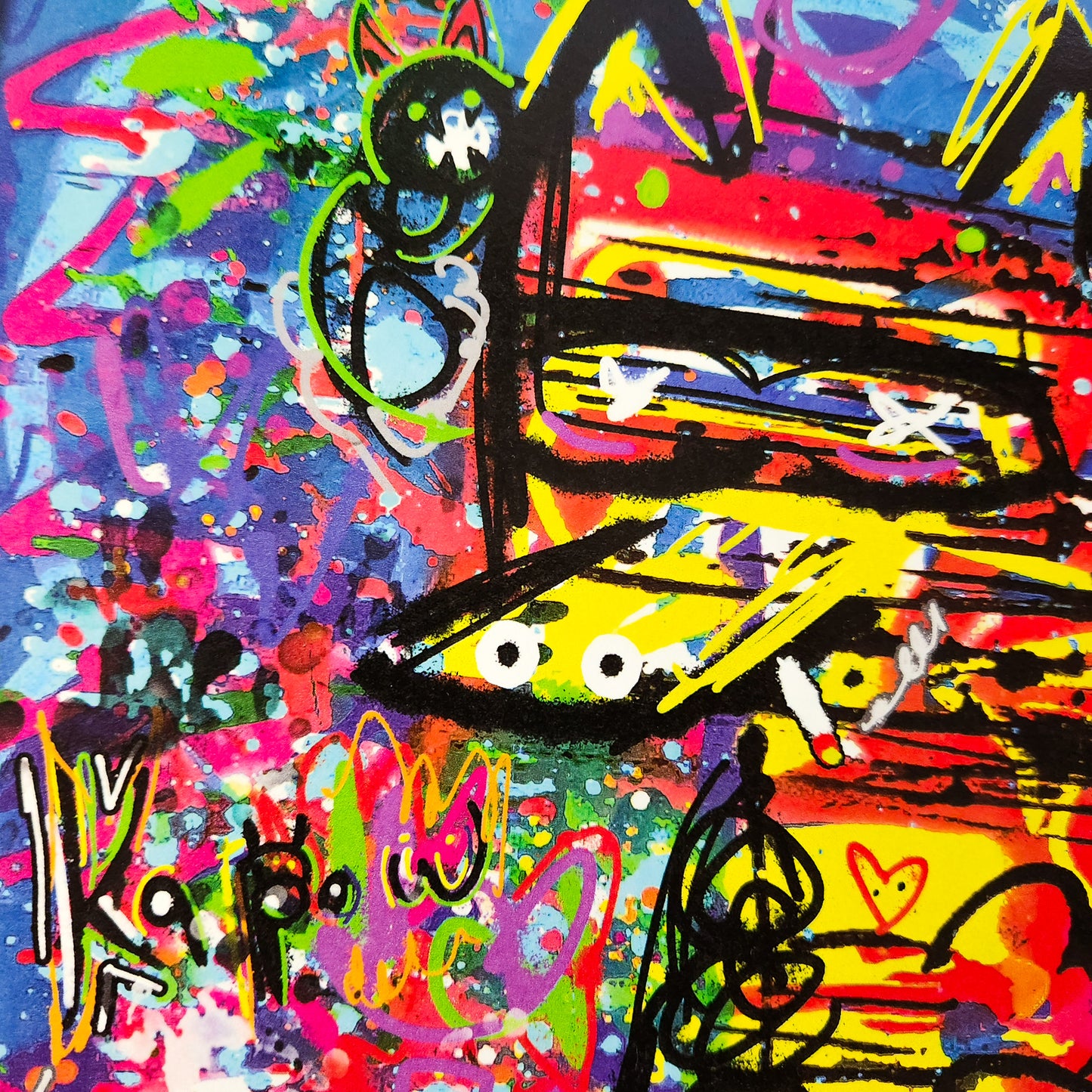 "KaPow Quack" kB Echo Frame, Zero Cool Edition