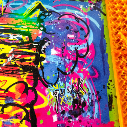 "KaPow Quack" kB Echo Frame, Zero Cool Edition