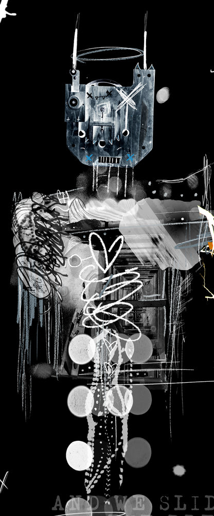 Faded Jeans - kB DigiDoodle Canvas Print