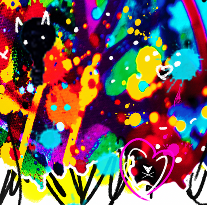 "Two Strangers, Turning into Dust" Edition - KB Fine(ish) Art Shower Curtain