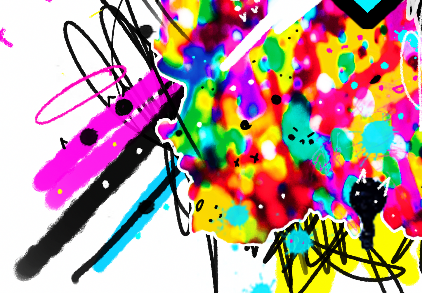 "Two Strangers, Turning into Dust" Edition - KB Fine(ish) Art Shower Curtain