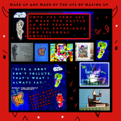 Vampire Medusa for City Council - Kb DigiDoodle Canvas Print