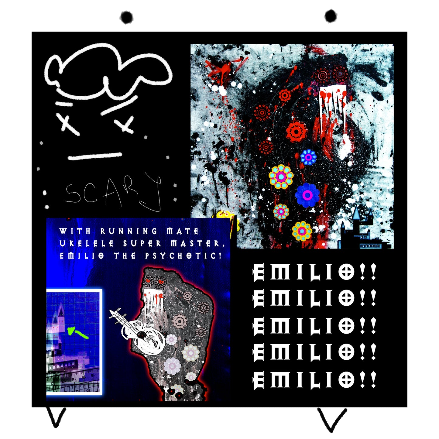 Vampire Medusa for City Council - Kb DigiDoodle Canvas Print