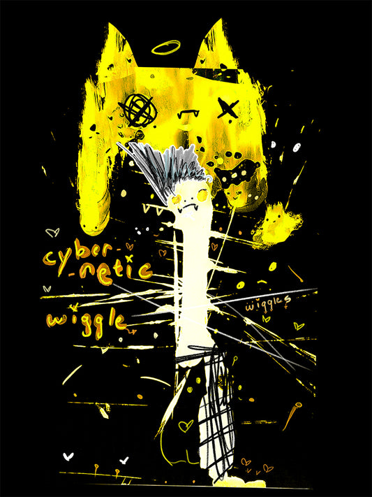 "Cybernetic Wiggle Wiggle" kB Tee Hoodie
