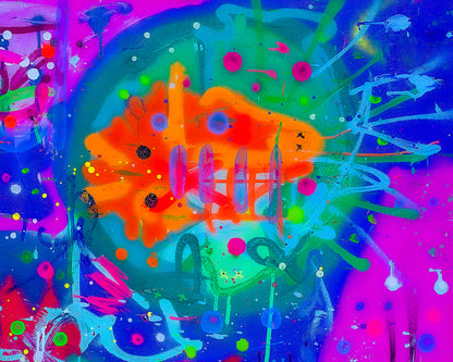 The Love Cats - TWO Paintings - Kodama Bebop Analog Original Painting(s)