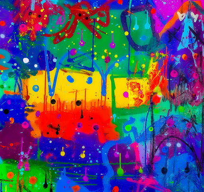 The Love Cats - TWO Paintings - Kodama Bebop Analog Original Painting(s)