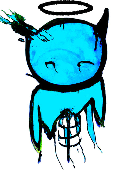 Mephi Dream - Cyan -  KB Zipp Hoodie