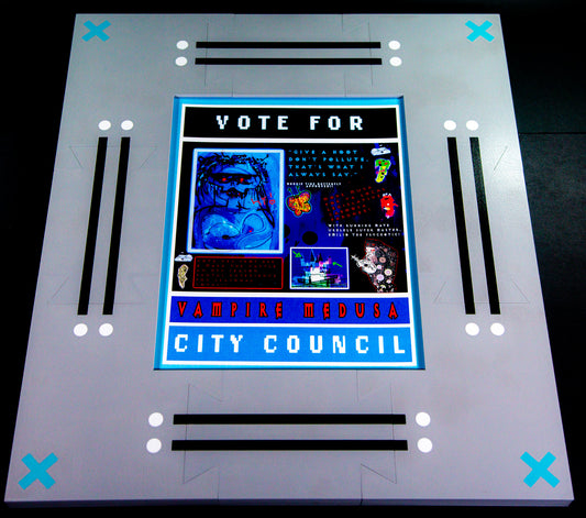 "Vampire Medusa for City Council" - kB Echo Frame, Nascent Edition, the First Batch