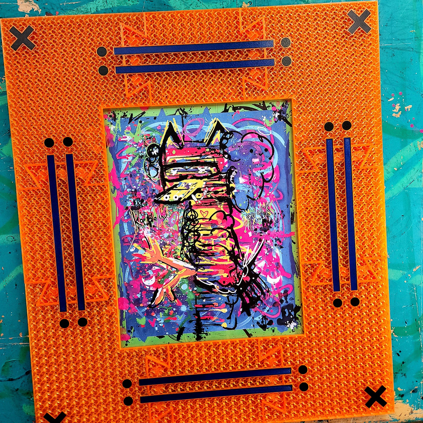 "KaPow Quack" kB Echo Frame, Zero Cool Edition