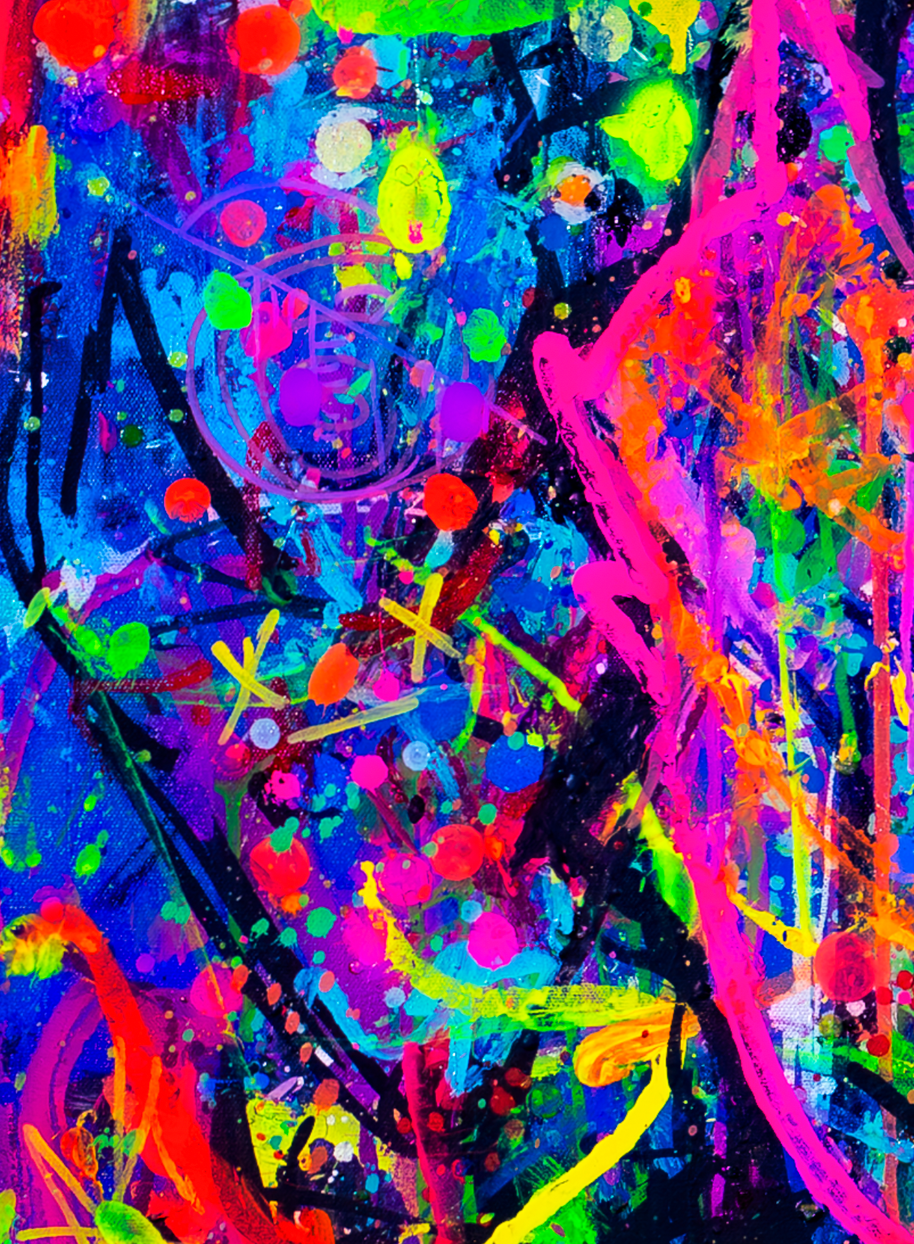 Sad Love Bears - Kodama Bebop Analog Original Painting