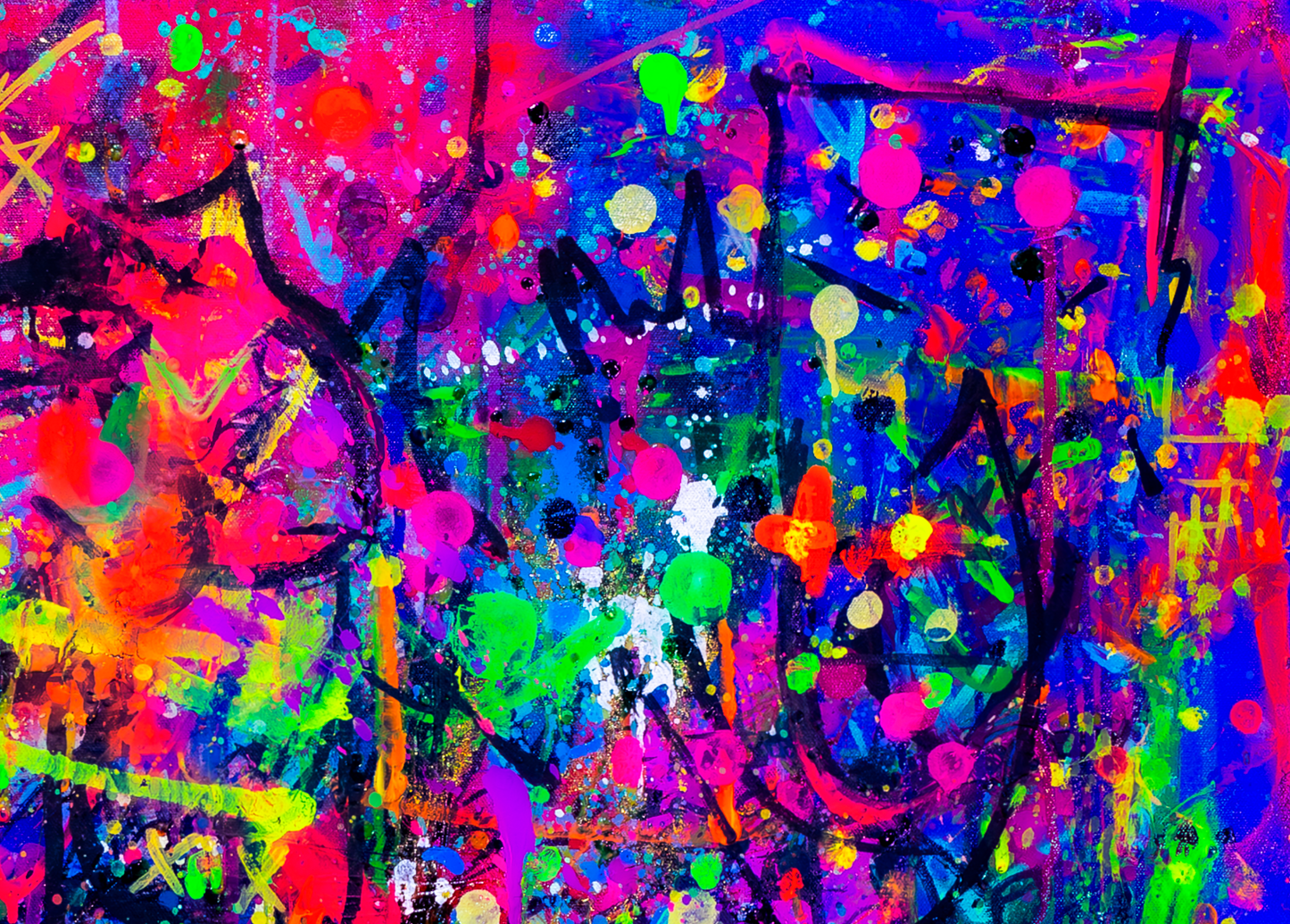 Sad Love Bears - Kodama Bebop Analog Original Painting