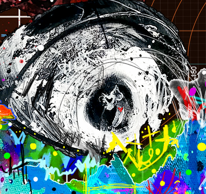 Various Failures and the Swans are Dead - Kb DigiDoodle Canvas Print