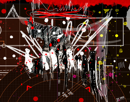 Various Failures and the Swans are Dead - Kb DigiDoodle Canvas Print