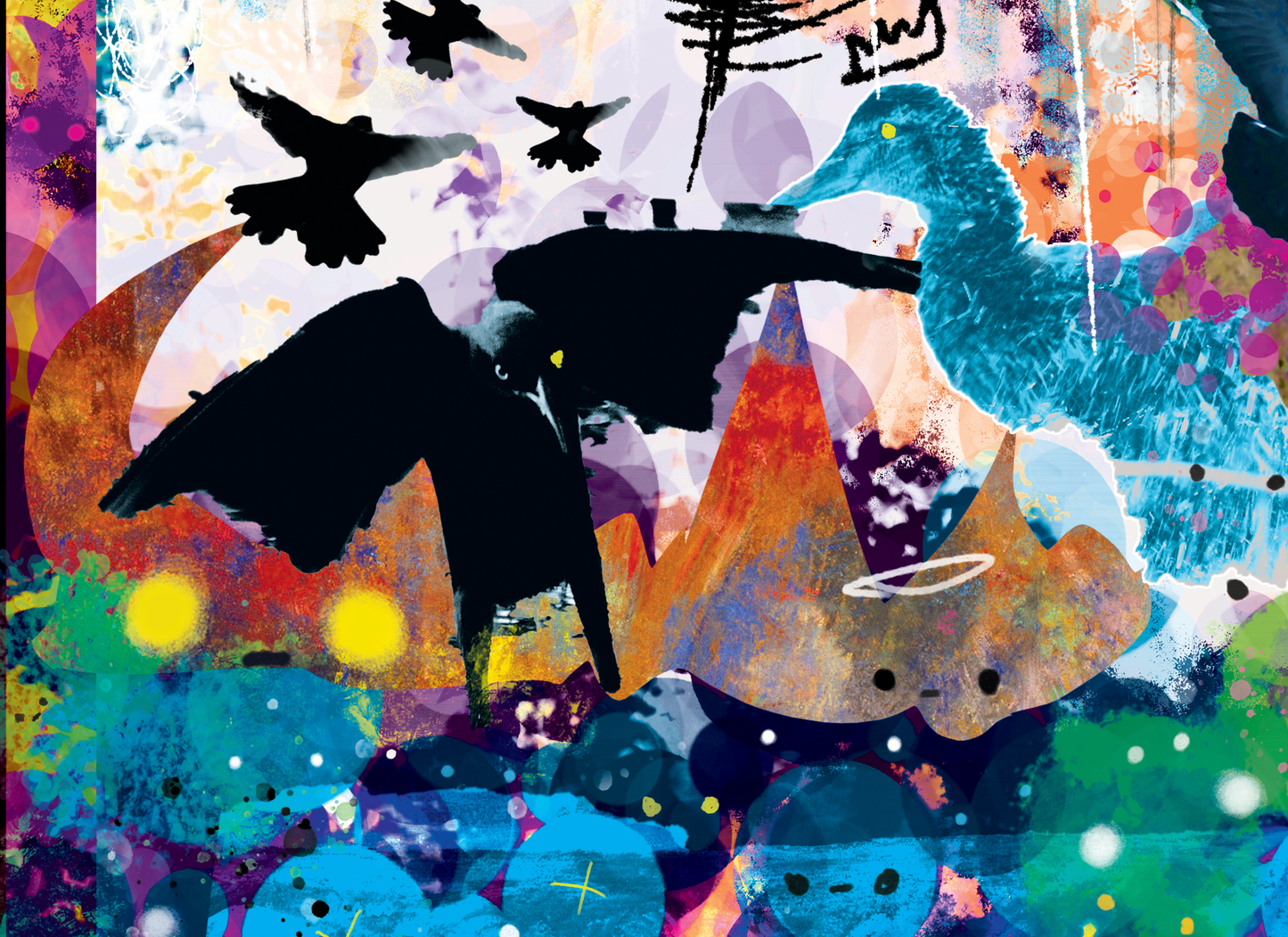 Wild Snow, Waiting for You - Kb DigiDoodle Canvas Print