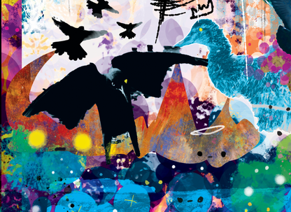 Wild Snow, Waiting for You - Kb DigiDoodle Canvas Print