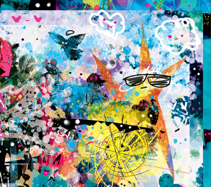 Wild Snow, Waiting for You - Kb DigiDoodle Canvas Print