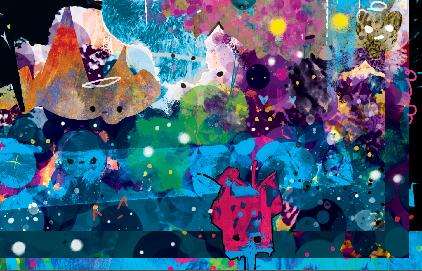 Wild Snow, Waiting for You - Kb DigiDoodle Canvas Print