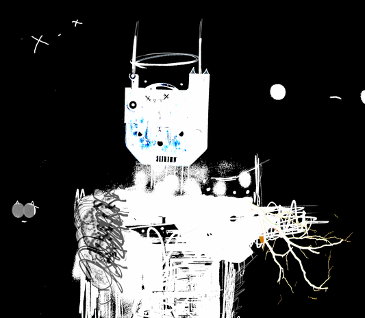 Bullet Stars - kB DigiDoodle Canvas Print