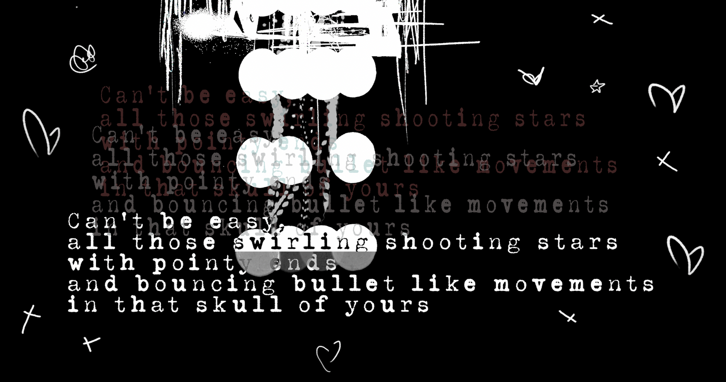 Bullet Stars - kB DigiDoodle Canvas Print