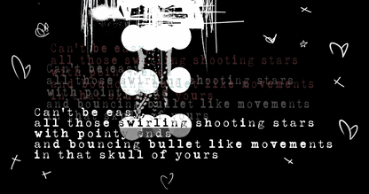 Bullet Stars - kB DigiDoodle Canvas Print