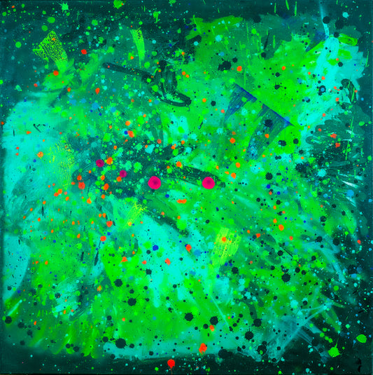 Space Spider - Kodama Bebop Analog Original Painting