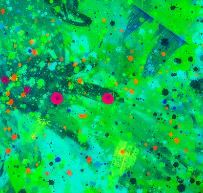 Space Spider - Kodama Bebop Analog Original Painting