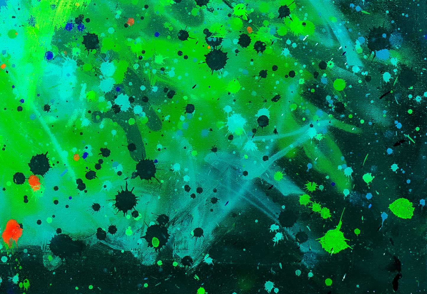 Space Spider - Kodama Bebop Analog Original Painting