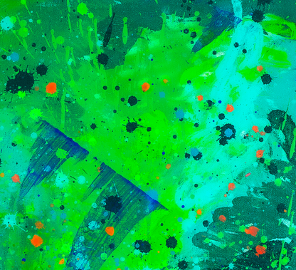 Space Spider - Kodama Bebop Analog Original Painting