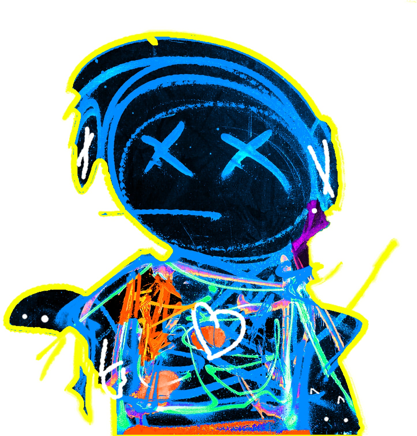 Headphone Jack - Blue/Yellow Edition - KB Zipp Hoodie