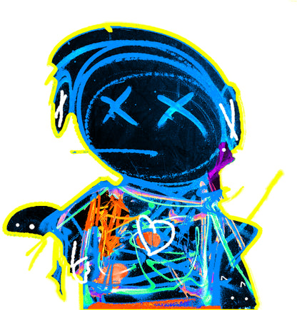 Headphone Jack - Blue/Yellow Edition - KB Zipp Hoodie