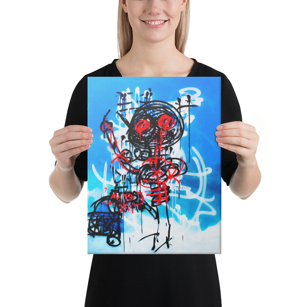 Follow Me Go Shopping, ay, MGS with You, awawao - Kb Canvas rePrint