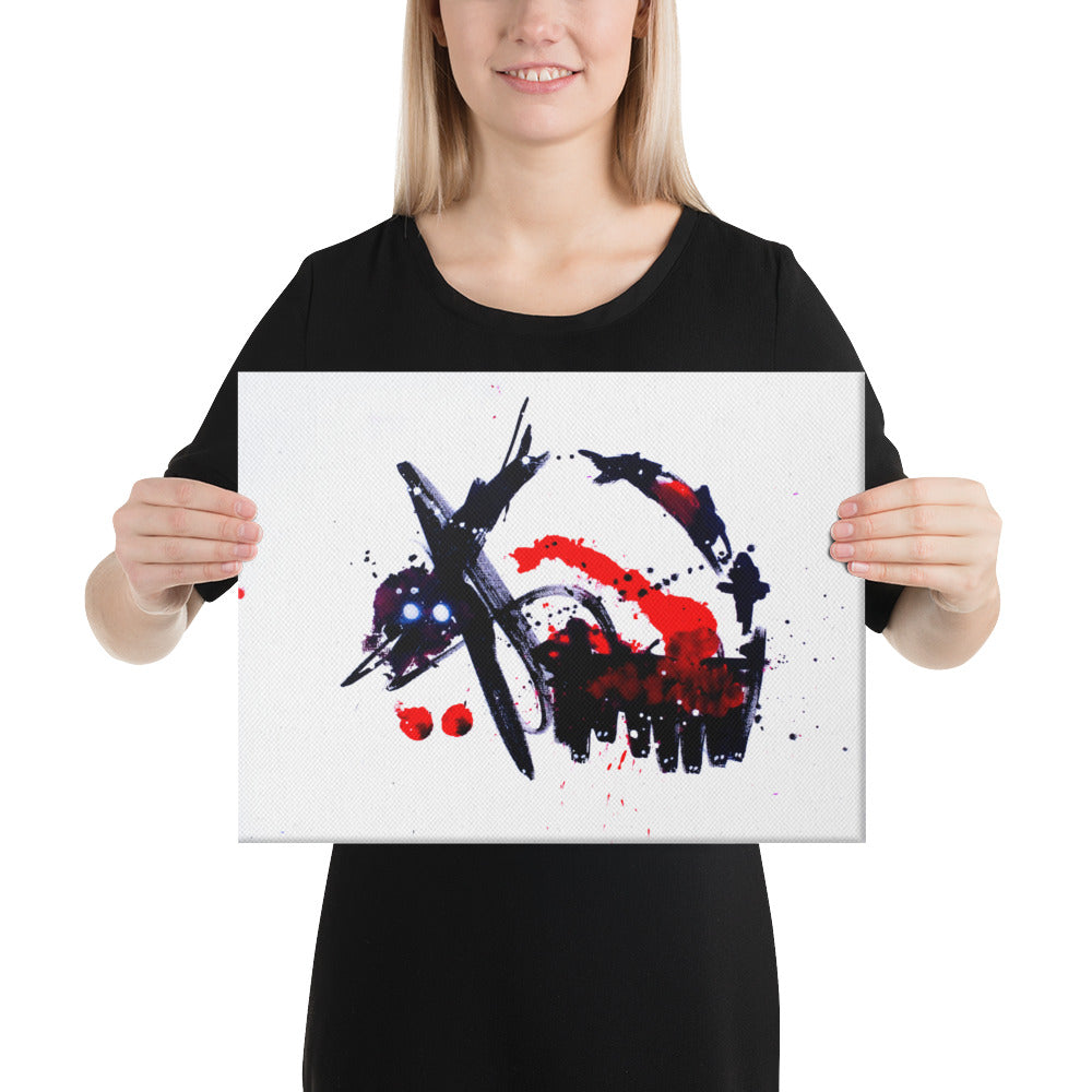 We Only go Out at Night - Kb Canvas rePrint